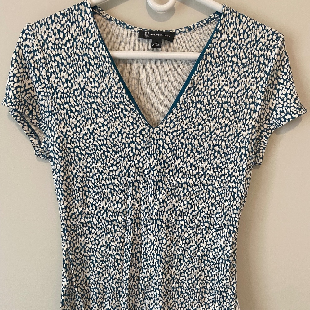 INC International Concepts Size M Top-Short Sleeve